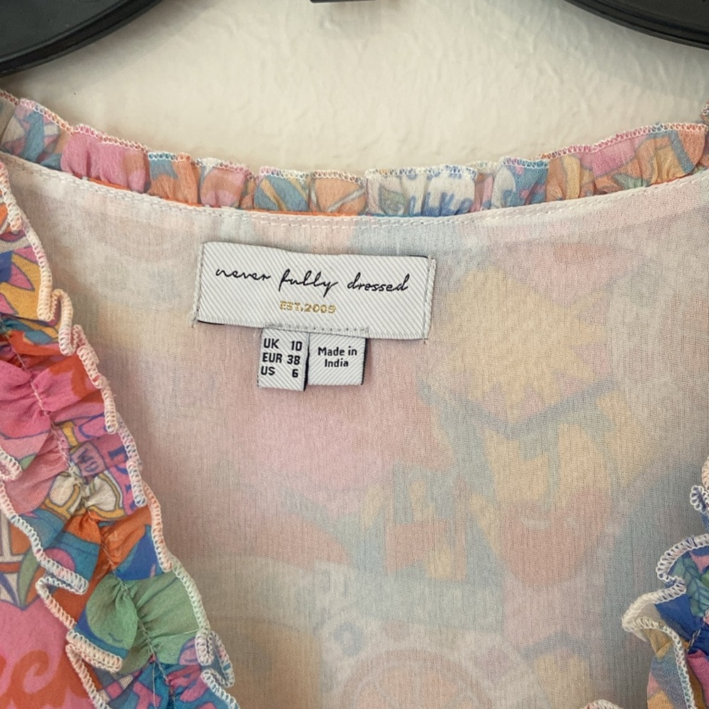 Never Fully Dressed Multicolor Patterned Dress - image 3